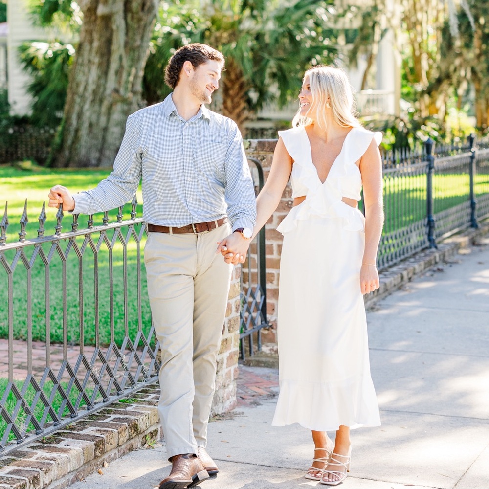 Show Me Your Mumu Zoey Midi Dress Ivory Luxe Satin